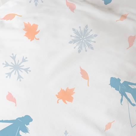 Drap-housse imprimé 100% coton, disney home frozen sisters Blanc 3 - vertbaudet enfant 