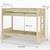 Lit superposé bois massif elora Blanc+Bois naturel 5 - vertbaudet enfant 