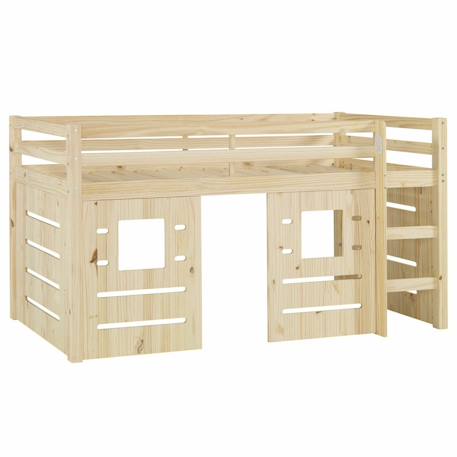 Lit mi-hauteur bois massif alma Bois 2 - vertbaudet enfant 