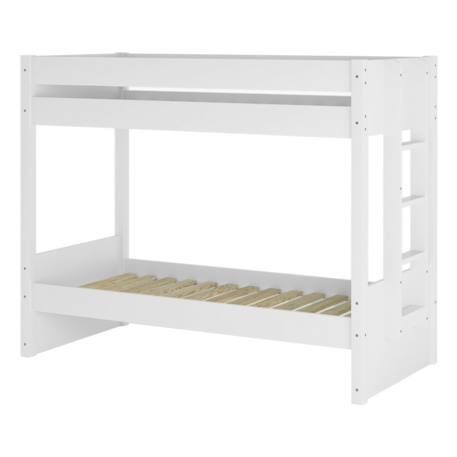 Lit superposé bois massif elora Blanc+Bois naturel 3 - vertbaudet enfant 