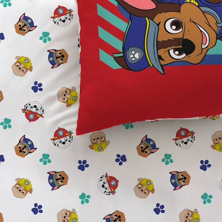 Parure de lit imprimée 100% coton, pat patrouille patou Bleu 2 - vertbaudet enfant 