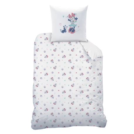 Parure de lit imprimée 100% coton, disney home minnie little friend Blanc 4 - vertbaudet enfant 