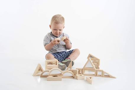 Set de 24 blocs miroirs Beige 4 - vertbaudet enfant 
