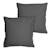 Set de 2 taies d'oreiller unies à volant, coton lavé Anthracite+Blanc+Bleu nuit+Caramel+Lichen+Lie de vin+Lin+Miel+Nude+Terre cuite 1 - vertbaudet enfant 