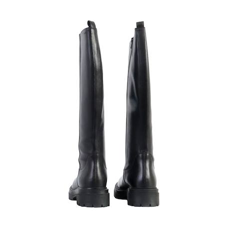 Bottes en cuir  à fermeture éclair Noir 4 - vertbaudet enfant 