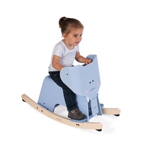 Éléphant à bascule Bleu 2 - vertbaudet enfant 