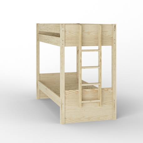 Lit superposé bois massif elora Blanc+Bois naturel 7 - vertbaudet enfant 
