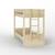 Lit superposé bois massif elora Blanc+Bois naturel 7 - vertbaudet enfant 