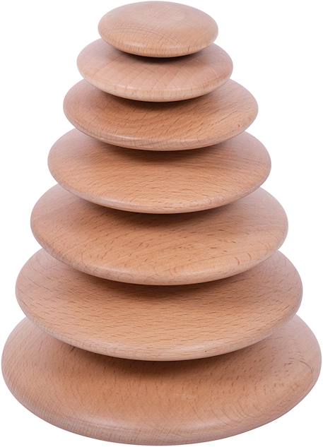 Galets en bois naturel Beige 1 - vertbaudet enfant 