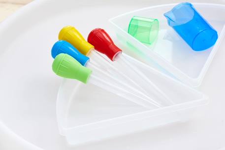4 pipettes de mesure 30 ml Rouge 4 - vertbaudet enfant 