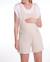 Salopette short de maternité eloise Abricot+Naturel+Sauge 8 - vertbaudet enfant 