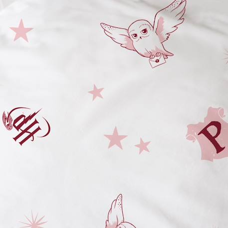 Drap-housse imprimé 100% coton, harry potter fly Blanc 2 - vertbaudet enfant 