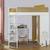 Lit mezzanine combiné memphis Blanc et bois 6 - vertbaudet enfant 
