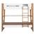 Lit superposé modulable bois massif romy Blanc et bois 6 - vertbaudet enfant 
