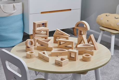 Set de 24 blocs miroirs Beige 2 - vertbaudet enfant 