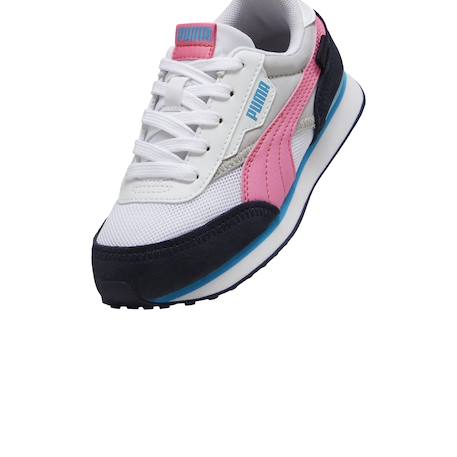 Baskets basses  à lacets Blanc gris rose 5 - vertbaudet enfant 