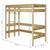 Lit mezzanine bois massif tino Blanc et bois+Bois naturel+Noir et bois 14 - vertbaudet enfant 