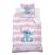 Parure de lit imprimée 100% coton, disney home stitch stripe Blanc, rose 3 - vertbaudet enfant 