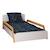 Pack lit enfant évolutif avec barrières et matelas bois massif dixia Blanc et bois+Bois 2 - vertbaudet enfant 