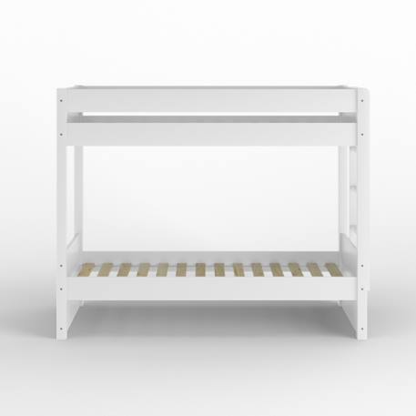 Lit superposé bois massif elora Blanc+Bois naturel 4 - vertbaudet enfant 