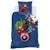 Parure de lit imprimée 100% coton, avengers home team Bleu 3 - vertbaudet enfant 