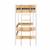 Lit mezzanine bois massif tino Blanc et bois+Bois naturel+Noir et bois 4 - vertbaudet enfant 