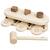 Banc à marteler en bois Beige 1 - vertbaudet enfant 
