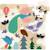 3 puzzles terre mer ciel Bleu 3 - vertbaudet enfant 