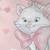 Parure de lit imprimée 100% coton, disney home les aristochats love Rose 5 - vertbaudet enfant 