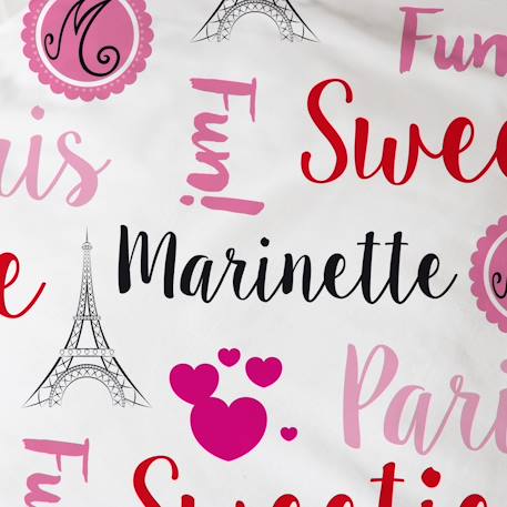 Drap housse imprimé 100% coton, miraculous heroine Rouge 2 - vertbaudet enfant 