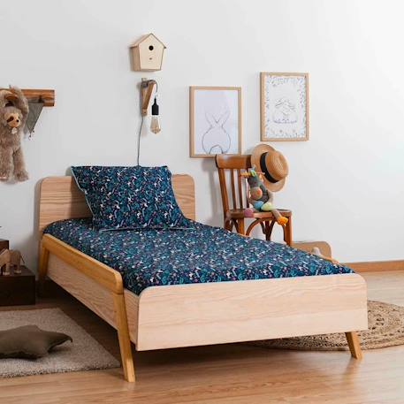 Pack lit enfant évolutif avec barrières et matelas bois massif dixia Blanc et bois+Bois 9 - vertbaudet enfant 