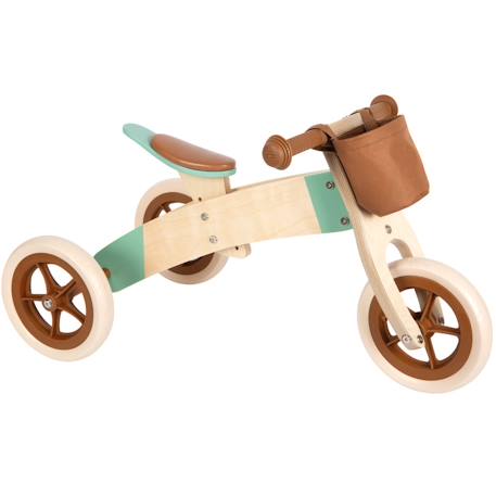Draisienne tricycle 2 en 1 maxi brun caramel Marron 3 - vertbaudet enfant 