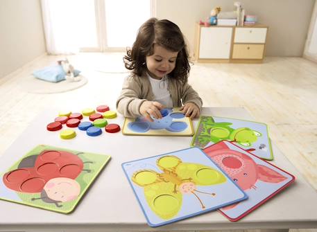 Le monde multicolore des animaux Rose 2 - vertbaudet enfant 