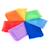 7 tissus organza arc-en-ciel Rouge 1 - vertbaudet enfant 