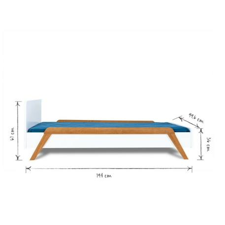 Lit enfant évolutif avec barrières bois massif dixia Blanc et bois+Bois 5 - vertbaudet enfant 
