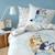 Parure de lit imprimée 100% coton, bluey hourra Bleu 1 - vertbaudet enfant 