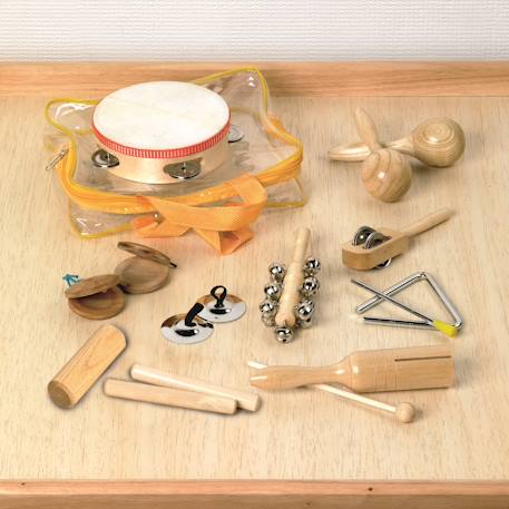 Set de 10 instruments de percussion Beige 4 - vertbaudet enfant 