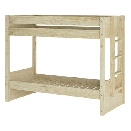 Lit superposé bois massif elora Blanc+Bois naturel 8 - vertbaudet enfant 