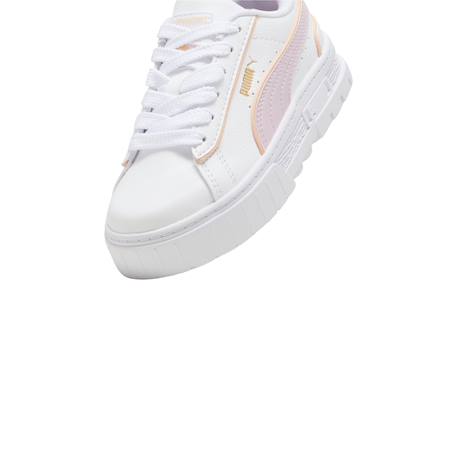 Baskets basses  à lacets Blanc grape peche 5 - vertbaudet enfant 