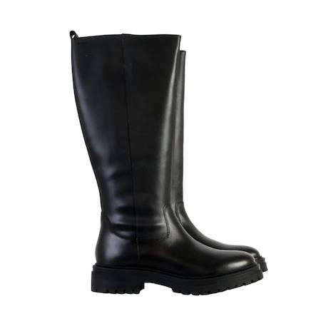 Bottes en cuir  à fermeture éclair Noir 3 - vertbaudet enfant 