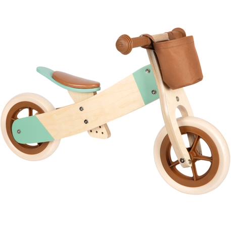 Draisienne tricycle 2 en 1 maxi brun caramel Marron 2 - vertbaudet enfant 