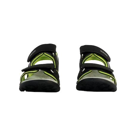 Sandales  à scratch Noir lime 5 - vertbaudet enfant 