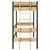 Lit mezzanine bois massif tino Blanc et bois+Bois naturel+Noir et bois 13 - vertbaudet enfant 