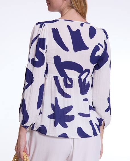 Blouse de grossesse et d'allaitement corfou Multico 3 - vertbaudet enfant 