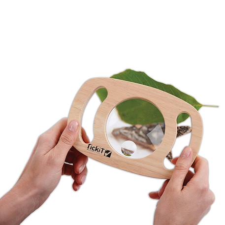 Loupe à poignées en bois Beige 2 - vertbaudet enfant 