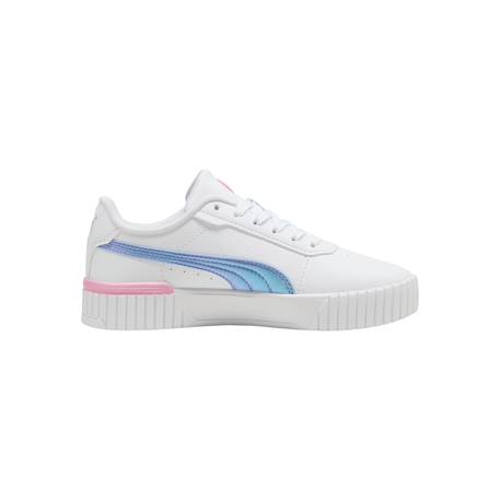 Baskets basses  à lacets Blanc levander alert 2 - vertbaudet enfant 