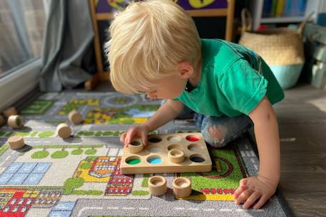 Mémo tactile touch & match Beige 4 - vertbaudet enfant 