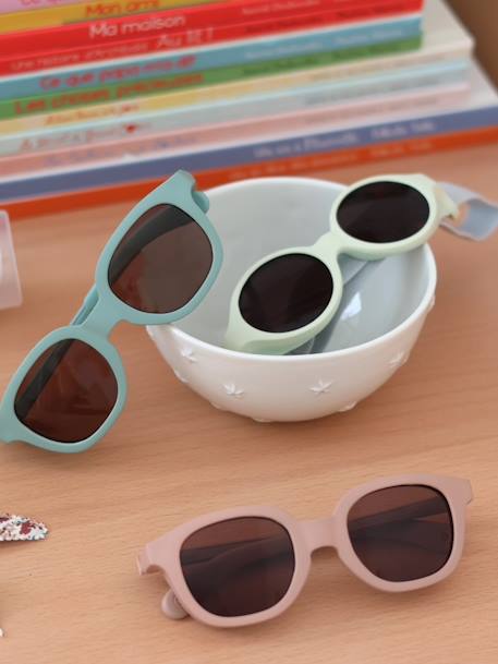 Lunettes 9-24 mois SQUARE Lucky marron imprimé+vert sauge 4 - vertbaudet enfant 
