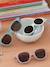 Lunettes 9-24 mois SQUARE Lucky marron imprimé+vert sauge 4 - vertbaudet enfant 