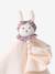 Doudou personnalisable en gaze de coton bio et tissu Liberty rose pâle 2 - vertbaudet enfant 